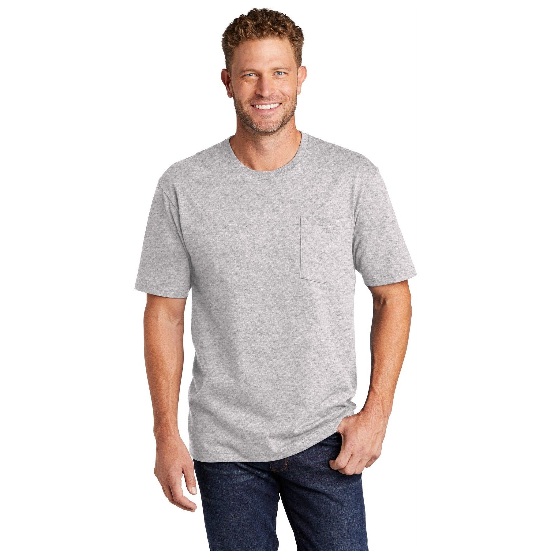 CornerStone-CornerStone ® Workwear Pocket Tee CS430-MedTech-4